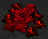 Romantic Red Pillow Pile