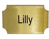 Lilly wall plaque