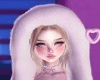 Add+ Fur Hood Up White