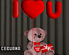 Valentines Bear Balloon
