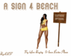 A sign 4 beach