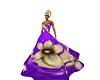 PURPLE~N~GOLD BALLGOWN