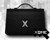 X Black School Bag
