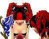 red black lolita hair