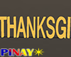 Gold Thanksgiving Text