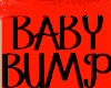 Bright Red Baby Bump