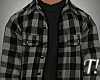 T! Plaid Black Shirt