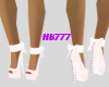 HB777 Bow Dia Heels LtPk
