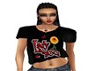 *LADYBUG* SHORT BLACK T