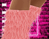 pink fur boot