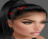 !F! RED HAIRBOW CLIPS