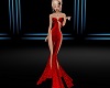 Red Cut Away Gown