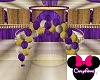 Purple & Gold Balloons