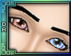 hazel/blue 2 tone eyes