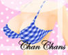 [Chan] BikiniTop Blue L