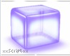 SCR. Purple Neon Cube
