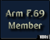 F.69 Member R Arm