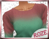 R| Sassy Rose/Teal top