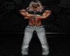 R~ Lt. Gray Muscle Jeans