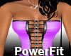 Lilac BucklePVC PF Dress