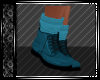 Blue Hiker Boots