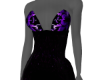 Lux Purple & Black Gown