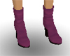Purple Leather Boots