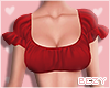 B | Frilly Red T