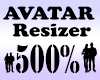 Avatar Resizer 500%