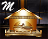 Gold Ornate Dog House