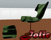 JF Green Velvet Chair