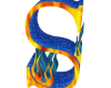 Anim Letter S w/Fire