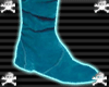 ~D~Flat blue boots