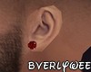 Rubis Earring