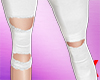 White Ripped Jeans Rll