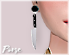 𝓟. Knife Earrings