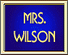 MRS. WILSON