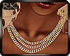 RK Gold Curb Necklace