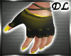 DL~ Gloves: Black Yellow