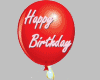 Happy Birthday Red Balon