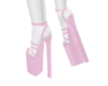 Pink Heart Moo Shoes