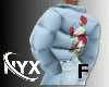 ! SKULL ROSE PUFFA F