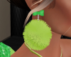 Neon PomPom Earrings V3