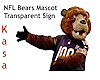  BEARS Mascot Sign