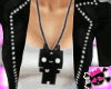 C: Robot Necklace-Black