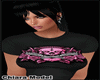 Pink Goth Skull Tee