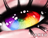 🅜 PRIDE: rainbow eyes