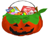 Pumpkin Filled W/ Candy