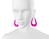 Barbs Pink Hoop Earrings