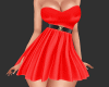 ruffled red dress